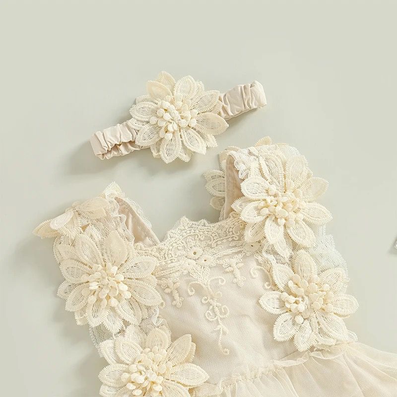 Vestido New Romantic Beige