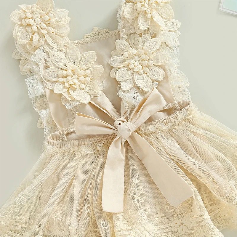 Vestido New Romantic Beige