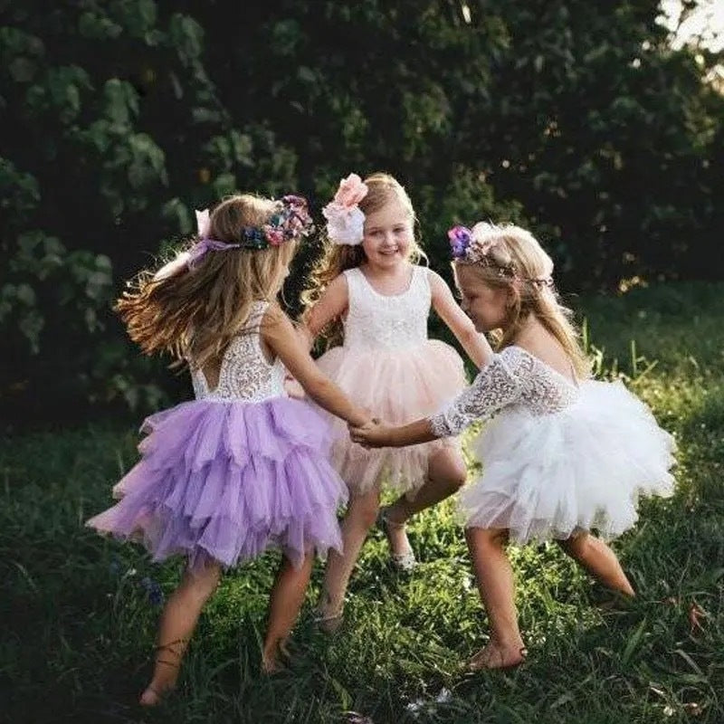 Vestido Tul Princess Soft Pink
