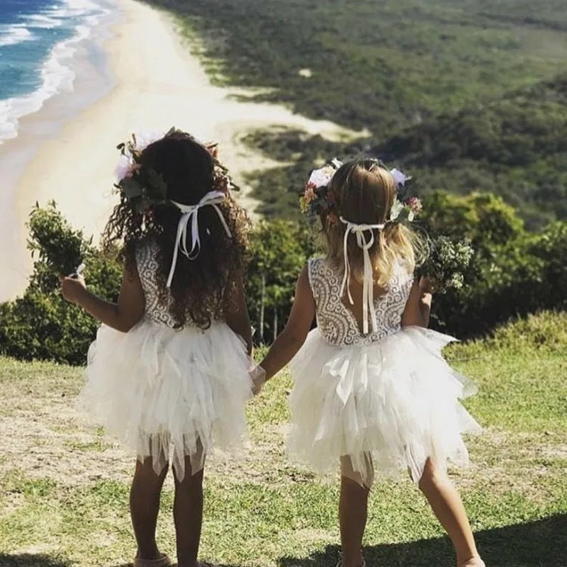 Vestido Tul Princess Blanco