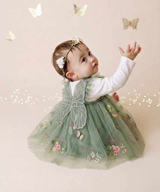 Vestido Hadas Con Alas