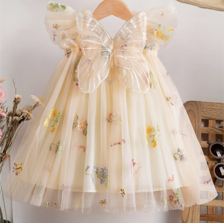 Vestido Hadas Con Alas