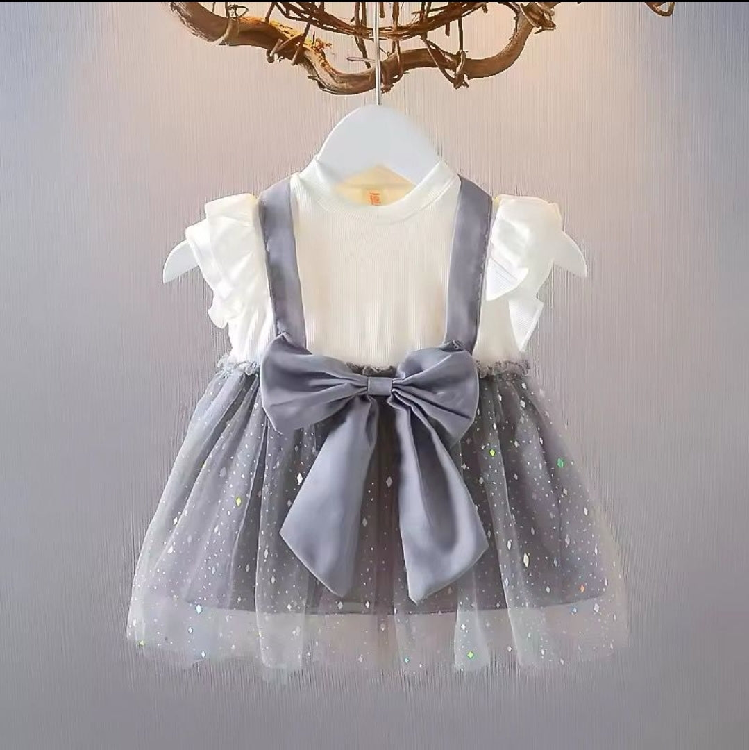 Vestido Central Bow